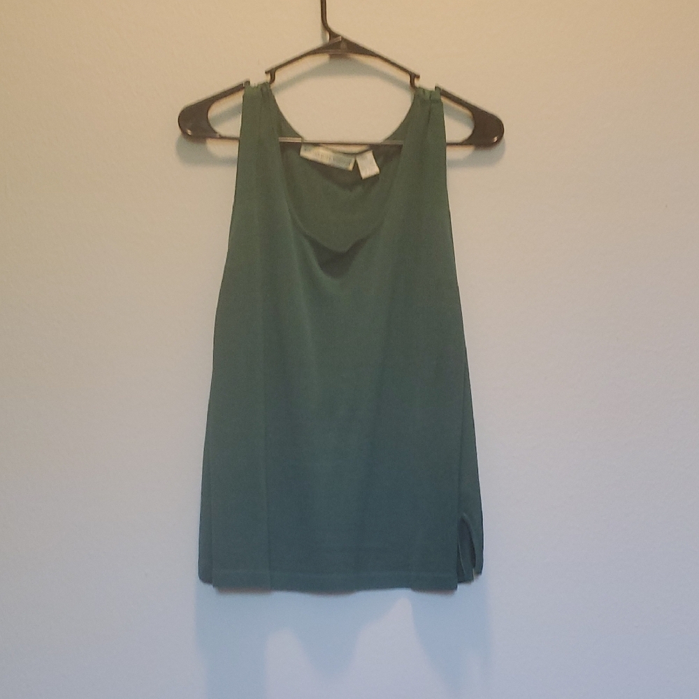 Jessica Holbrook Green Sleeveless Women's Top